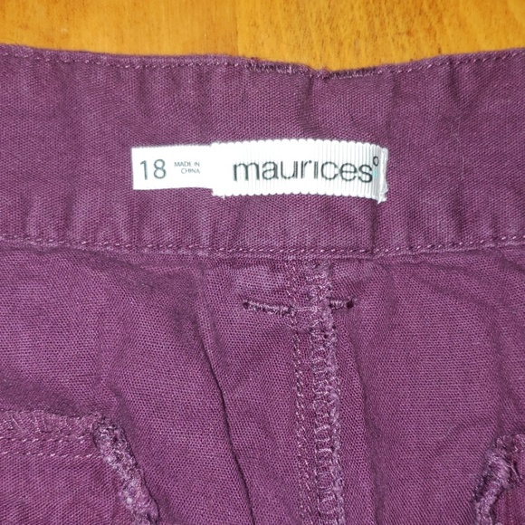 Maurice's purple shorts - Picture 2 of 3